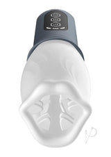 LUX Active First Class Rechargeable Rotating Masturbator Cup - Navy/White