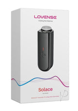 Lovense Solace Rechargeable Thrusting Masturbator - Black
