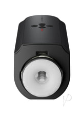 Lovense Solace Rechargeable Thrusting Masturbator - Black