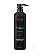 Wicked Aqua Water Based Lubricant Fragrance Free 16oz