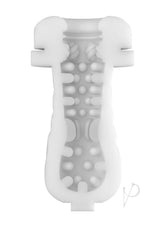 M For Men Quantum X Rechargeable Stroker - Black/White