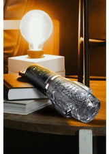 The Male Rose 2 Rechargeable Sucking Masturbator - Black/Clear